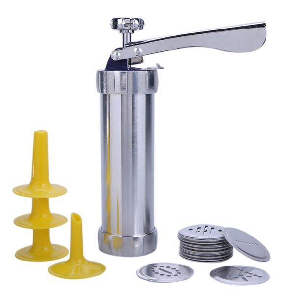 1 Set Cookies Maker Cutter 4 Mounted Flower Mouth