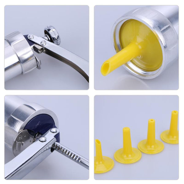1 Set Cookies Maker Cutter 4 Mounted Flower Mouth