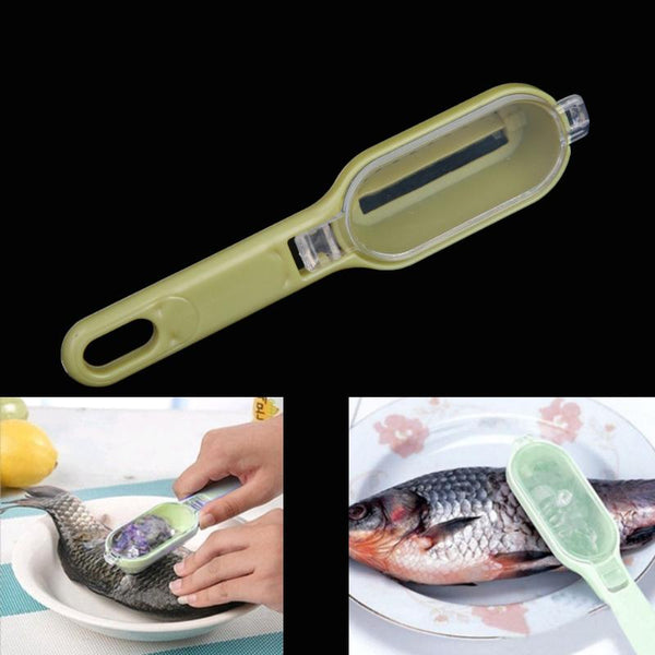 Nice Plastic Fish Scale Stripper Scraper Shaver Descaler Skinner