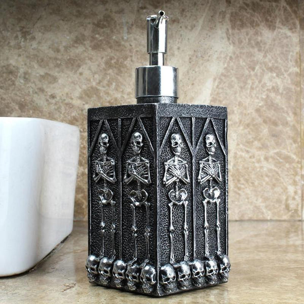 460ML Resin Sink Soap Dispenser Skull Hand